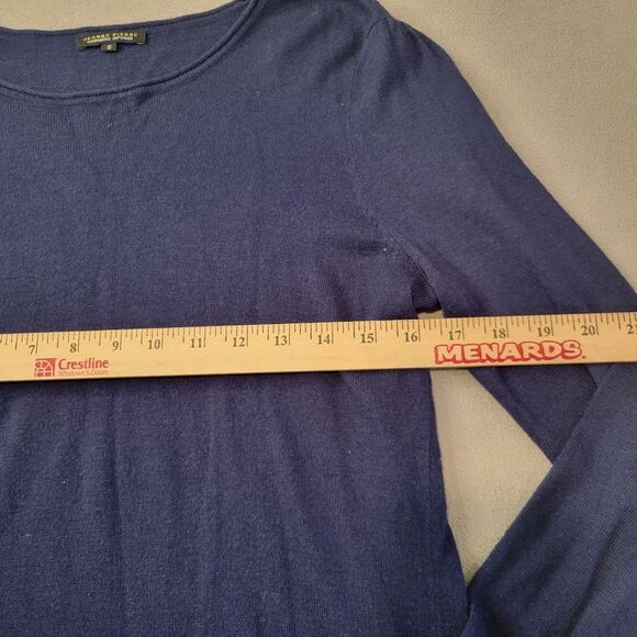 Jeanne Pierre Cashmere Infused Navy Size Small - Picture 3 of 6